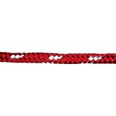 CBKnot USA Rope Premium Double Braid Polyester Cord 1/4" Average Tensile Strength 2,031 lbs. Marine, Industrial, Rigging, Winch, Equestrian, Boating &amp; More (Red with White Tracer, 1/4" x 50ft. Hank)