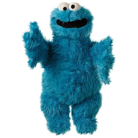 Living Puppets Handpuppe Krümelmonster aus der Sesamstraße 65 cm