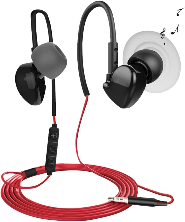 in Ear Headphones, HC-RET Wired Earphones with Remote Control and Stereo Sound Earbuds for iPhone, iPad, Samsung, iOS, Android and Windows