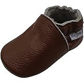 Mejale Baby Boy Girl Shoes Soft Soled Leather Moccasins Anti-Skid Infant Toddler Prewalker