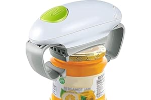 BYDWDYB Electric Jar Opener for Weak Hands, Automatic Jar Openers for Kitchen Battery Operated Jar Opener Safety Kitchen Gadget One Touch Can Opener Hands Free Jar Openers Prime for Seniors with Arthritis