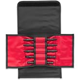 HIT Tool Deluxe Woodworking Kit - Chisel &amp; Self-Centering Punch, 5-Piece | Includes wood chisel, self-centering punch, dot and center punch, rust-resistant black oxide finish, compact pen-sized build