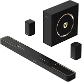 ULTIMEA 5.1.2ch Sound Bar with Dolby Atmos, Surround Sound System for TV | 2 Surround Speakers, Sound Bar for Smart TV with Subwoofer for Home Theater, BT 5.4, HDMI eARC, Skywave F40 (New, 2026 Model)