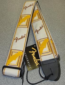 Correa para guitarra Fender crema
