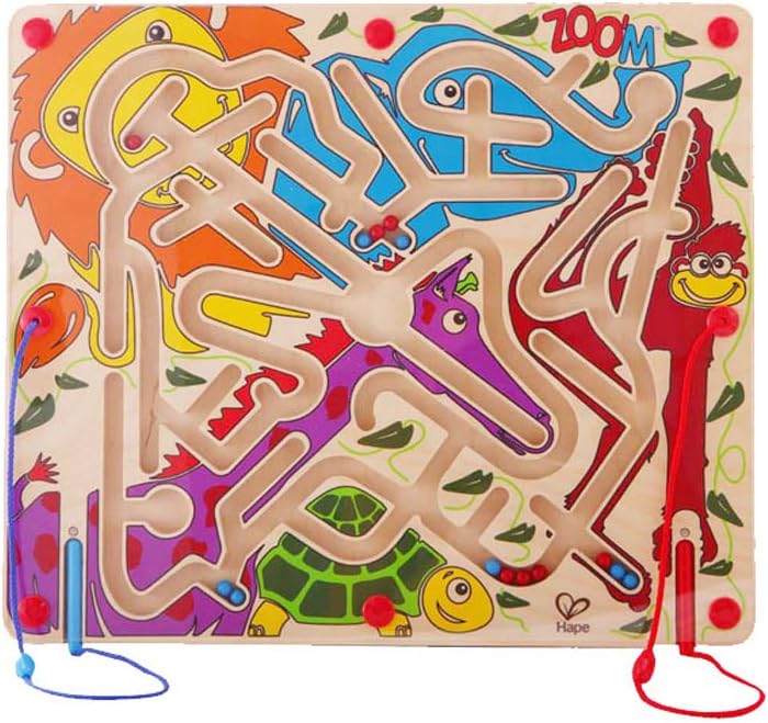 hape wooden bead maze