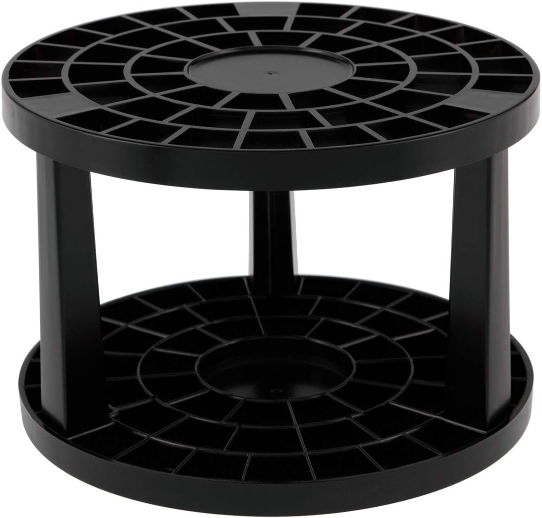 The Brush Crate Multi Bin Paint Brush Organizer - Artist Paint & Makeup Brush Holder, Pens, Pencils, Small Tools Organizer- 49 Openings Black