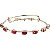 Alex and Ani November Birthstone Emerald Cut Bangle