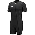 Hevto Men Wetsuit Shorty 2mm Neoprene Short Sleeve Wet Suit for Surfing Diving Swimming Snorkeling SUP