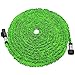 POYINRO Expandable Garden Hose, Strongest Expanding Garden Hose on The Market with Triple Layer Latex Core & Latest Improved Extra Strength Fabric Protection for All Your Watering Needs (Green, 75)