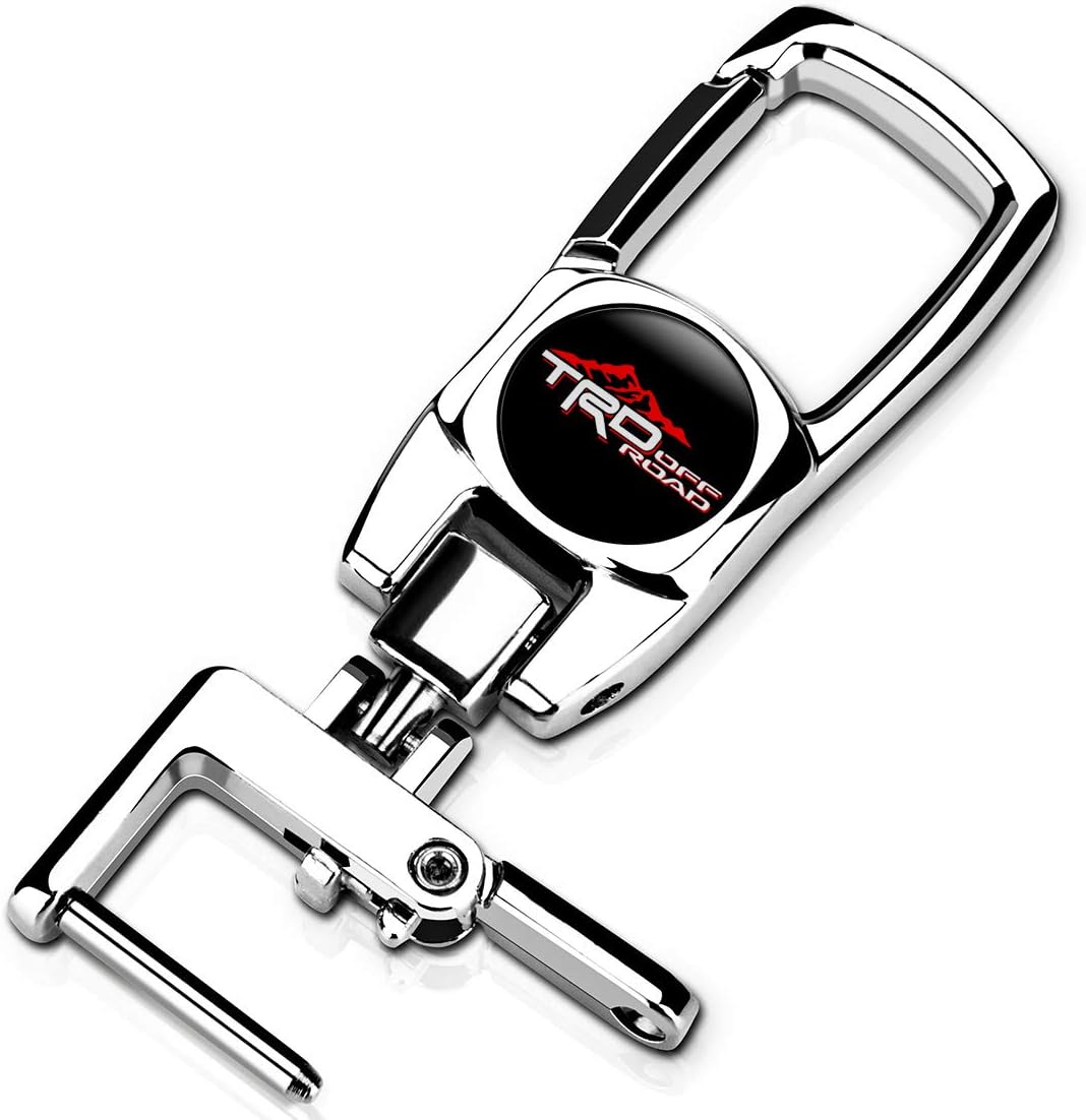 Key Fob Keychain Compatible with BMW Benz Toyota Honda Subaru VW Sturdy Key Chain with Car Logo Emblem