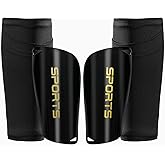AIMISICAR Kids Youth Soccer Shin Guards, Shin Pads and Shin Guard Sleeves for 3-15 Years Old Boys and Girls for Football Games, EVA Cushion Protection Reduce Shocks and Injuries