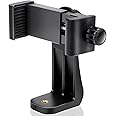 Vastar Smartphone Tripod Cell Phone Holder Mount Adapter, Fits iPhone, Samsung, and all Phones, Rotates Vertical and Horizont