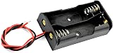 GTIWUNG 7Packs AA Battery Holder with Leads 2x1.5V 2 Slots Black view 4