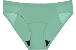 KNIX Women Leakproof Period Underwear No-Show Mesh Bikini – Light Flow Protection, Absorbs 1–3 Regular Tampons