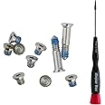 iRepair Mac 6445624 Bottom Case Repair Replacement Screws and Screwdrivers for Air 11 & 13-Inch MacBook (Set of 10)