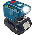 150W Power Inverter Generator Fit for Makita 18V Lithium Battery, DC18V to AC110V 120V Portable Power Station for Phone Charger Adapter, with Dual USB & AC Outlet, 200LM LED Light