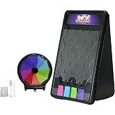 iElyiEsy Prize Wheel &amp; Plinko Board Set | 10" Tabletop Spinner and 14" Drop Game, for Trade Shows Bars, Family Fun Night, DIY Dry Erase Prize Wheel