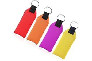4 Pcs Floating Foam Keychain,Lightweight Waterproof Floatable Keychain,Floatable Foam Key Fob for Boating Kite Surfing Sailin