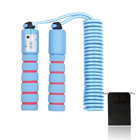 Agapo Springseil Kinder Speed Rope mit Zähler und Komfortablen Griffen für Sport Training, Boxen, MMA, Crossfit Inklusive Tra