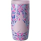 Simple Modern Wicked Signature Voyager | 16oz Travel Coffee Mug Tumbler with 360° Lid | Gifts for Women Men | Ceramic-Lined Insulated Stainless Steel Cold Brew Iced Coffee Cup | Glinda Florals