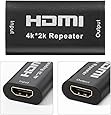 XCSOURCE 1080P Functional Black 4K*2K UP TO 40M HDMI Repeater Extender Booster Adapter 3D HDTV Signal Amplifier AH131