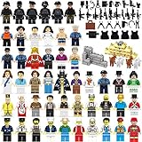 Education Community Minifigures Set of 44 Figures + Weapons set Building Bricks Community Mini People and Accessories (STYLE 5)