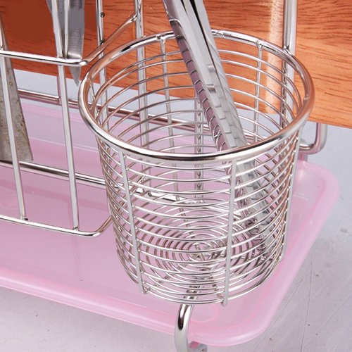 MiniInTheBox Multifunction 304 Stainless Steel Kitchen Tools Shelf Chopsticks Knife Cutting Board Organizer Rack