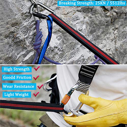 Boaton Climbing Utility Cord, Nylon Sling Runners, Creating Anchors