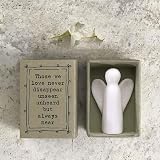 East of India Porcelain Angel Matchbox Those We Love Never Disappear view 1