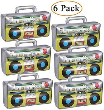 Cqi Inflatable Boombox 80s 90s Theme Party Decorations Rappers