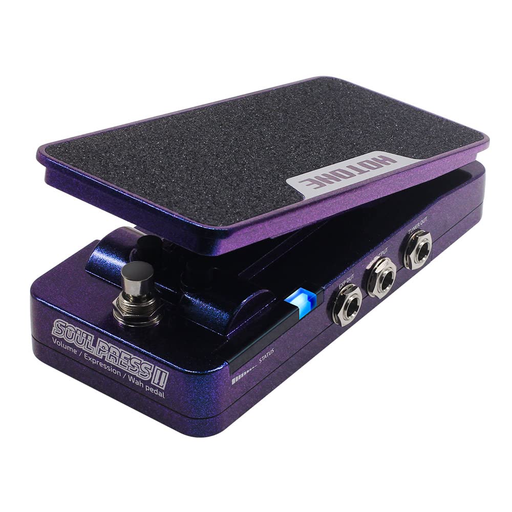 Photo 1 of Hotone Wah Active Volume Passive Expression Guitar Effects Pedal Switchable Soul Press II 4 in 1 with Visible Guitar Effects Pedal