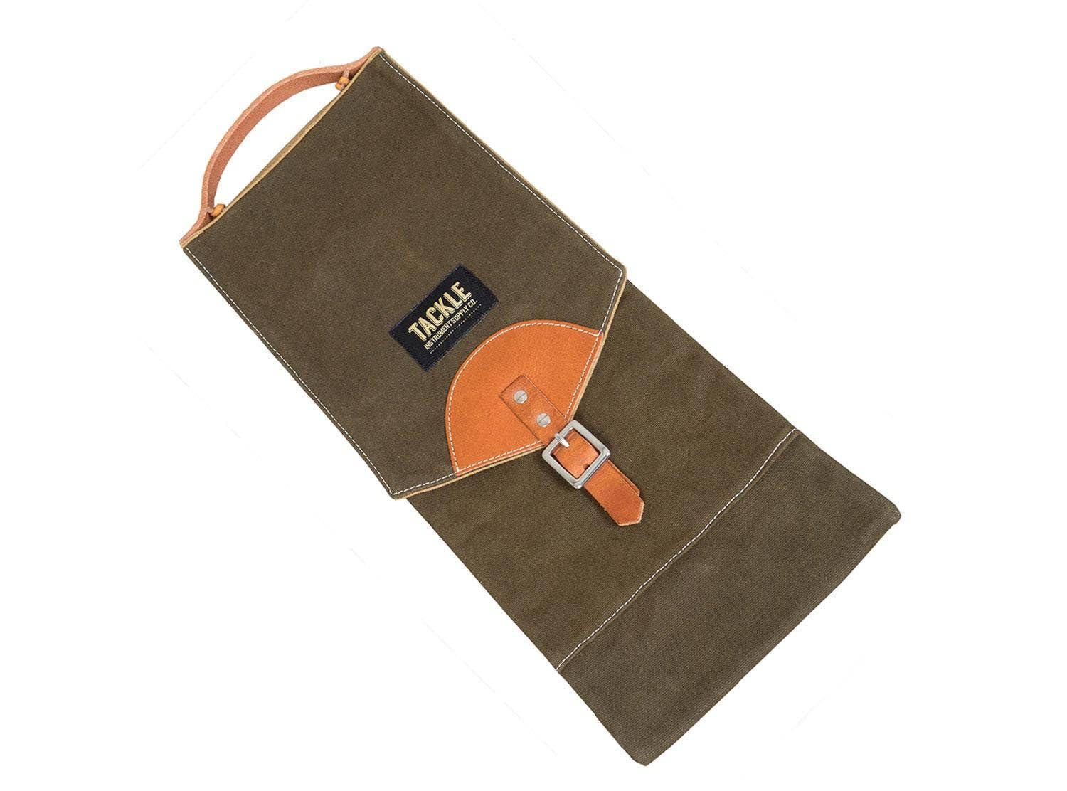 Tackle Waxed Canvas Compact Stick Case - Forest Green