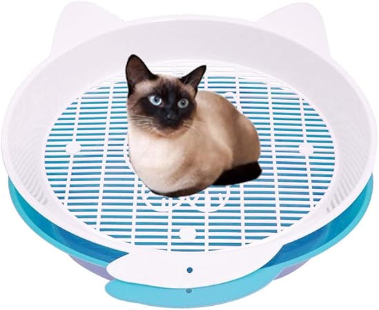 WXLSQ Caja de Arena para Gatos, Inodoro para Gatos semicerrado