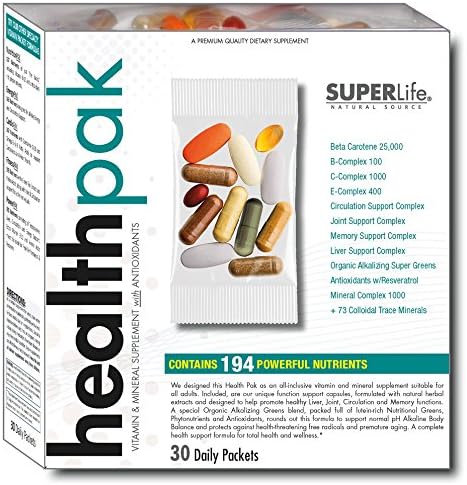 Super Life Health Pak 30-Day Supply (Daily Packet - Vitamin Formula)