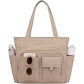 LOVEVOOK Laptop Bag for Women 15.6 Inch,Multi-pocket Teacher Tote Nurse Bag Work Tote Bag Computer Bags,Utility Large Purse Handbags with Laptop Compartments for Daily,College,Travel,Business,Office