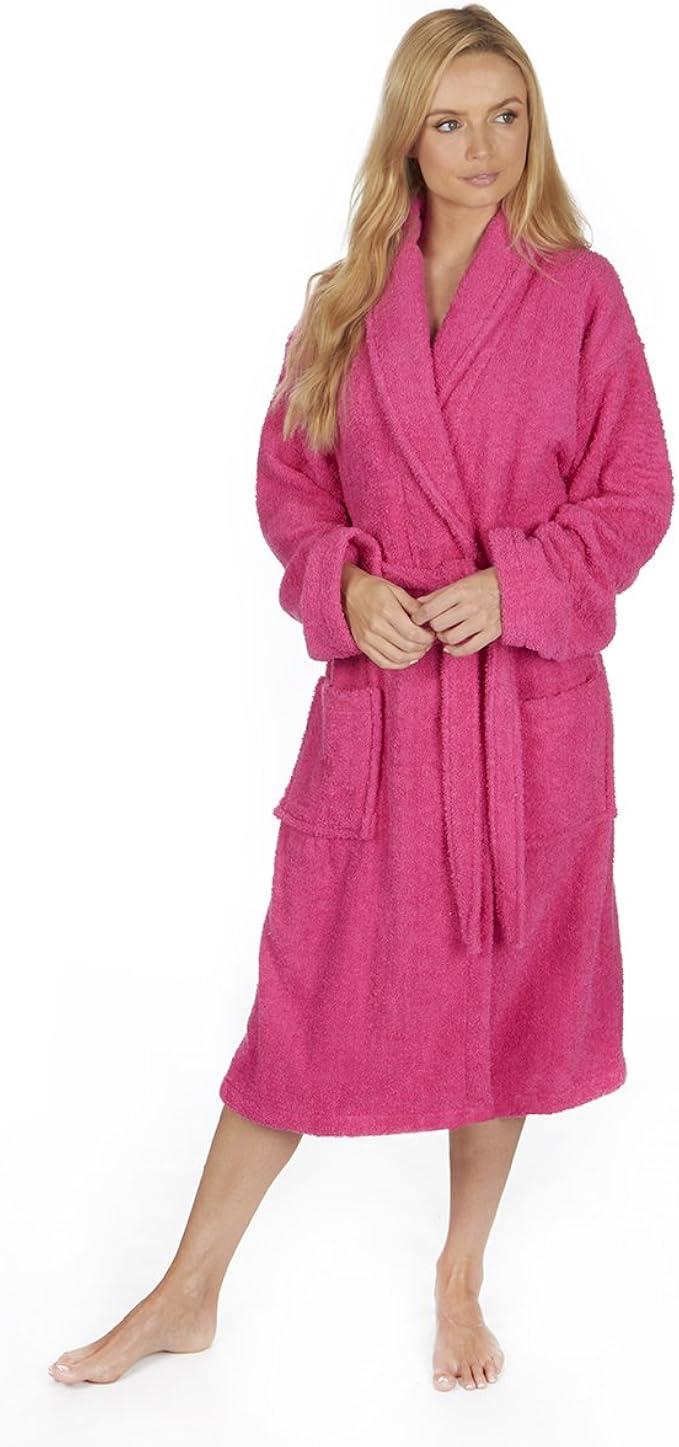 Forever Dreaming Ladies Towel Terry Cloth Bath Robe Sizes SXL Hot