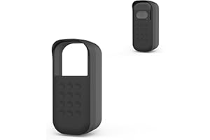 Silicone Protective Cover for MyQ Smart Garage Video Keypad (Right-Mounted, Black)