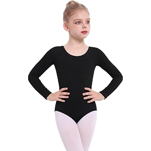 Zaclotre Girls Long Sleeve Leotard for Ballet Dance Gymnastics Outfits