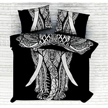 Amazon.com: Kiara 3 Pcs Mandala Bedding Posture Million