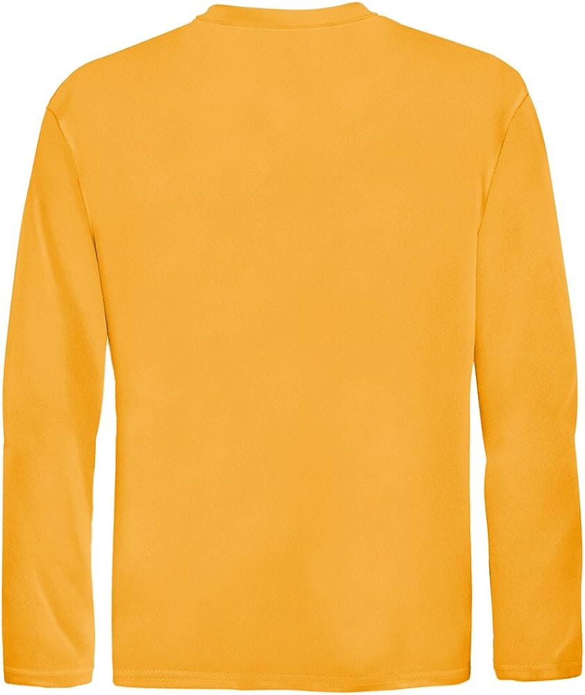 DRI-Equip Youth Long Sleeve Moisture Wicking Athletic Shirts. Youth Sizes XS-XL: Clothing