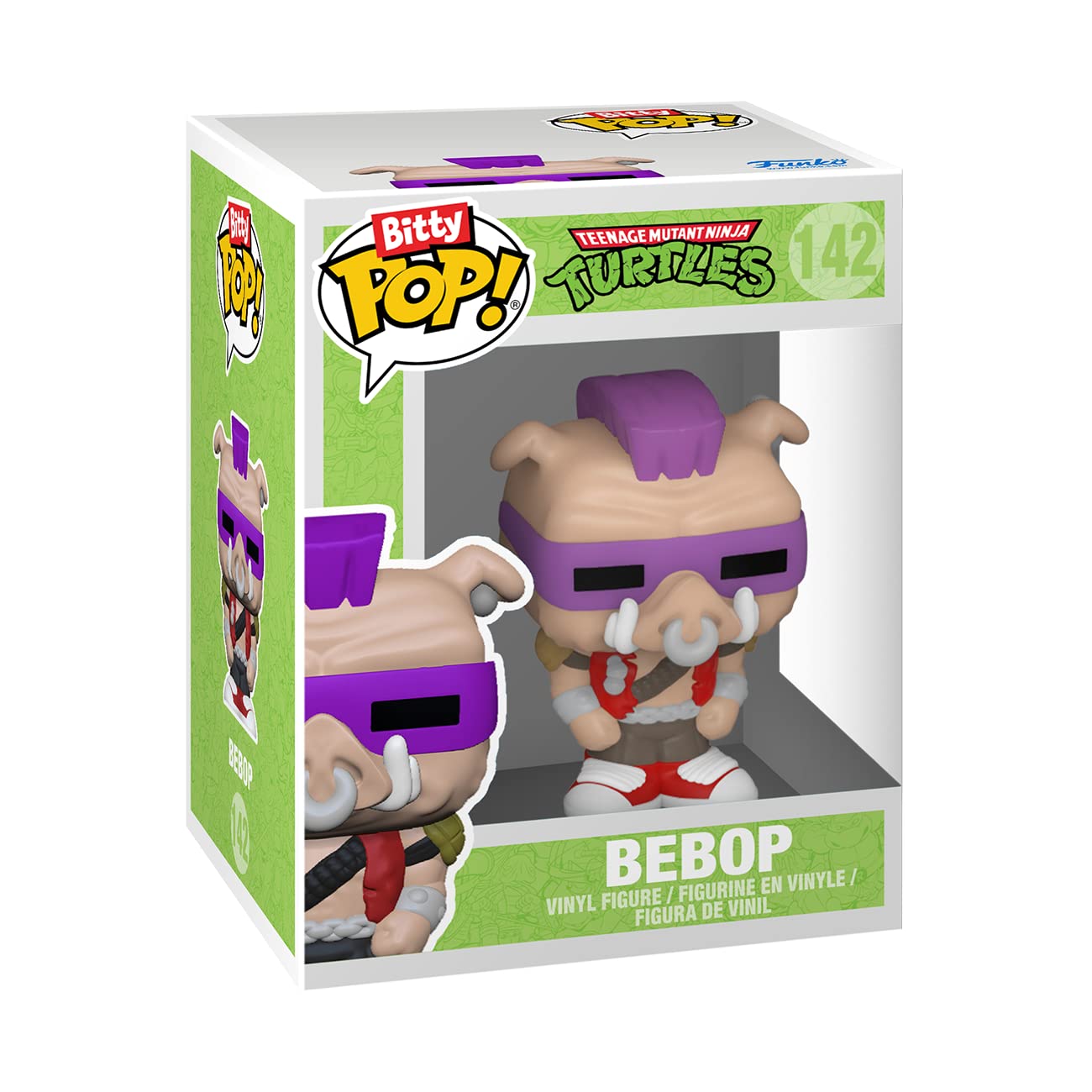 Funko Bitty POP! Teenage Mutant Ninja Turtles (TMNT) - Leonardo, 4-Pack - Leonardo, Michelangelo, April O’Neil and A Surprise Mystery Mini Figure - 0.9 Inch (2.2 Cm) Collectable - Gift Idea - TV Fans