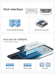 MINISFORUM Venus Series NAB9 Mini PC, 12th Gen Core