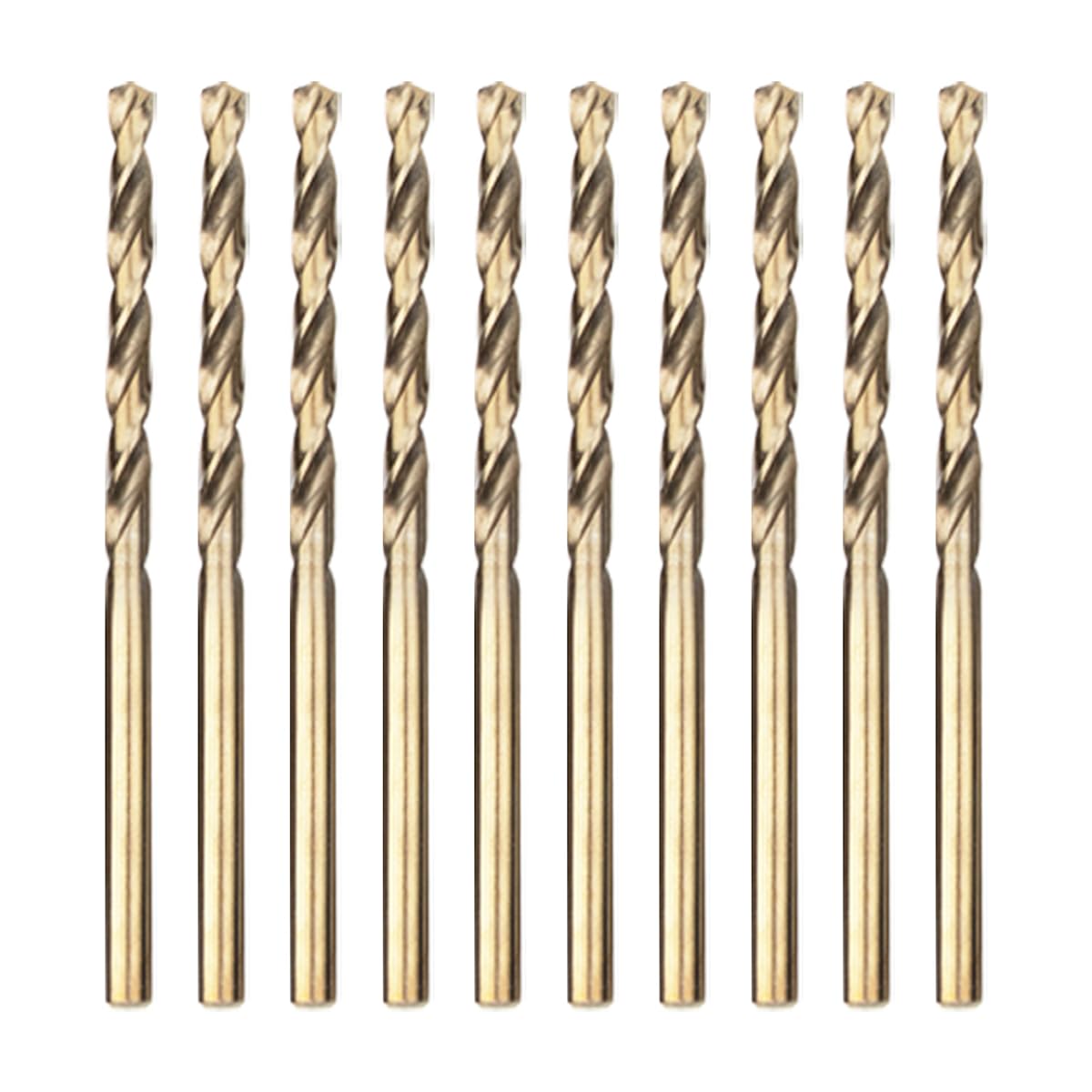 Meccion HSS Cobalt Jobber Drill Bit 10pcs 3.0mm Twist Drill Bit for Drilling Stainless Steel and Metal — image 1