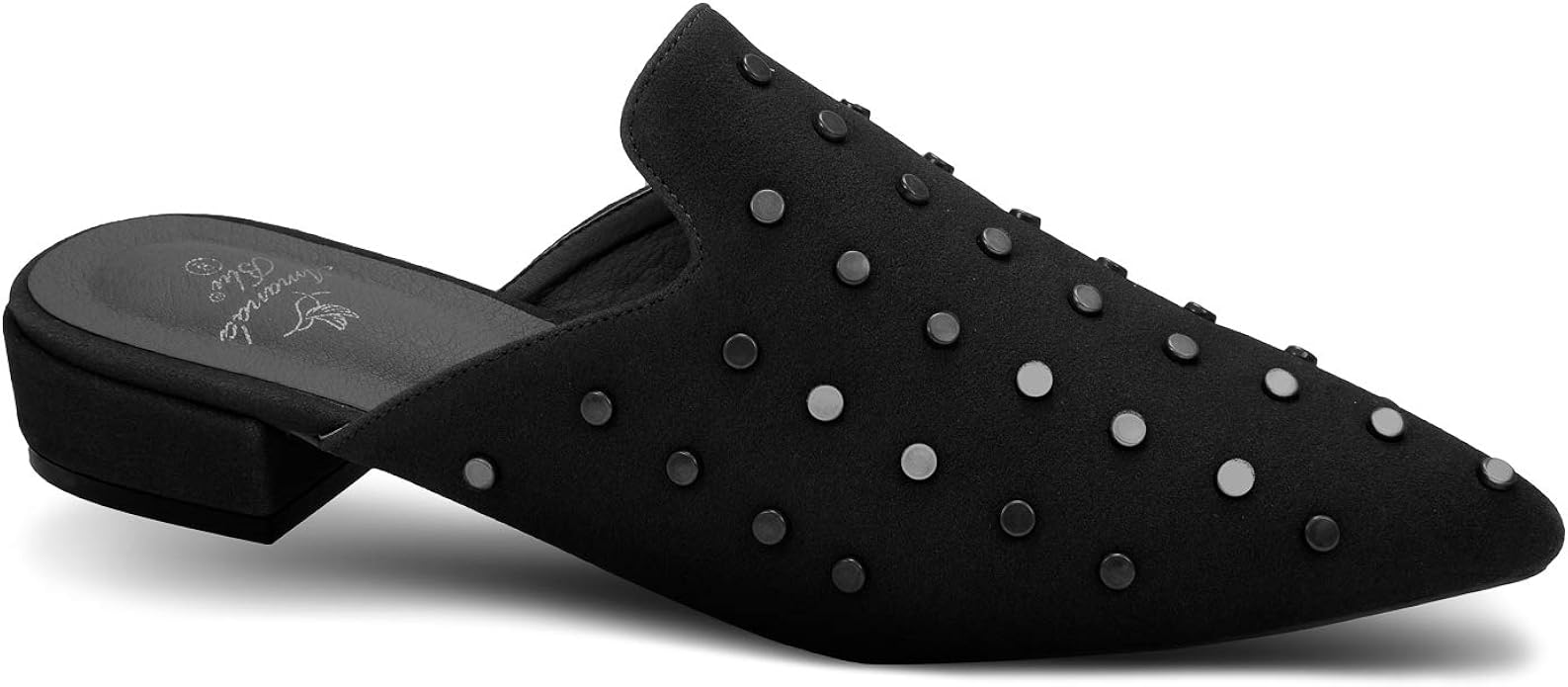 studded mule shoes