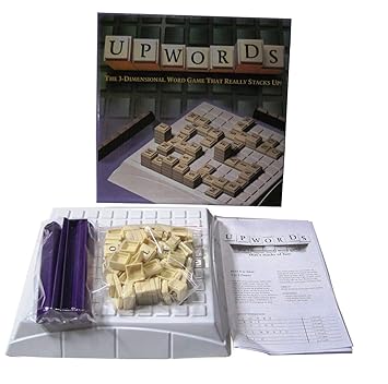 Upwords 3D Scrabble Word Building Classic Educational Crosswords Board Game That Really Stacks Up