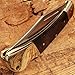 Folding Knife - Folding Pocket Knife - EDC and Outdoor Large Fold Knives Classic Clip-point Stainless Steel Blade Wooden Handle - Best Strong Pocket Knife for Urban and Hiking - Grand Way FB 1005 A