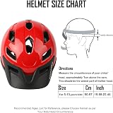EXCLUSKY Kids Bike Helmet 50-57cm Adjustable Youth Helmet 5-13 Safe EU CE view 2