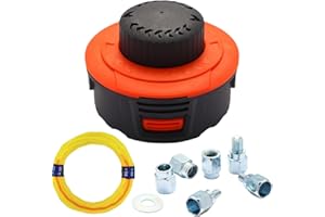 Quintillus H02 Weed Eater Head Universal Trimmer Head String Trimmer Head Bump Feed Weed Wacker Head Grass Trimmer Head Replacement for Weed Warrior, Echo, Husqvarna, Comes with .095 Trimmer Line