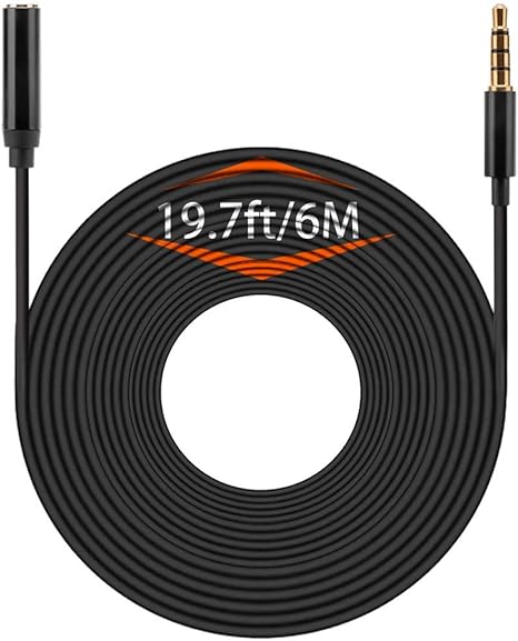 Amazon Co Jp ステレオオーディオケーブル 延長 オーディオコード 標準3 5mm ステレオミニプラグ 高音質 ヘッドホンケーブル スピーカー Pc スマホ Tv 車等に対応 6m 家電 カメラ