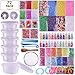 VIVOE Slime Supplies Kit - 72 Packs Slime Beads Charms Include Foam Balls, Fishbowl Beads, Glitter, Fruit Slices, Pearls, Slime Mylar Flake, Slime Containers for Arts Crafts Orna(72 pack Supplies Kit)